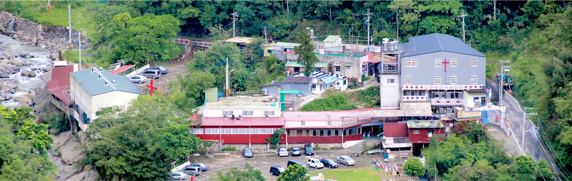 基督教曠野協會鳥瞰圖